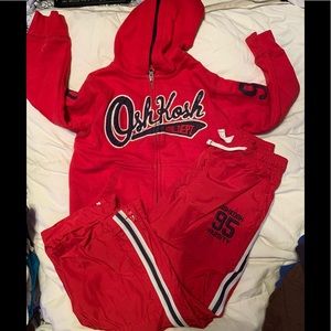 🔥NWOT Boys OshKosh B’gosh Sweatsuit. Size 5